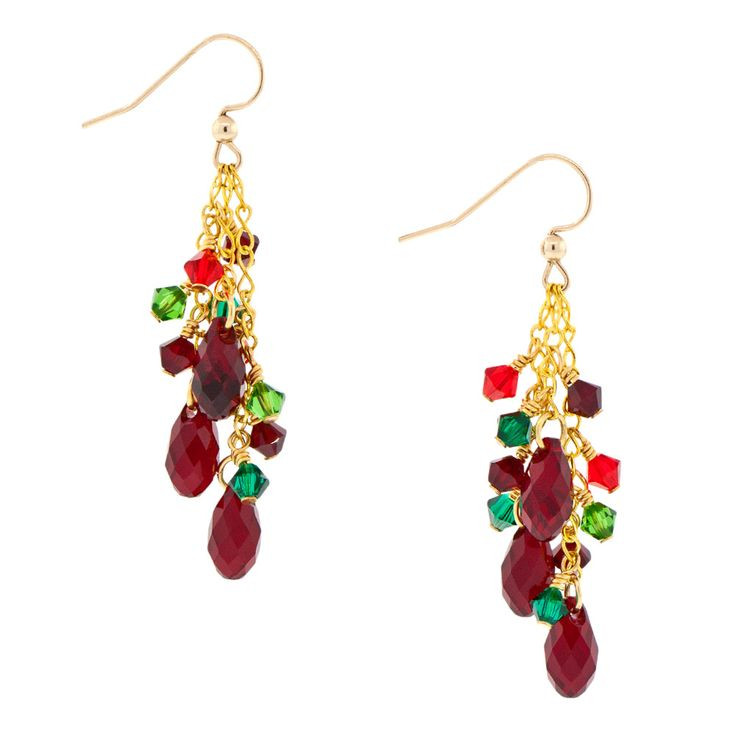 DIY Christmas Earrings
 172 best images about DIY Holiday Earrings on Pinterest