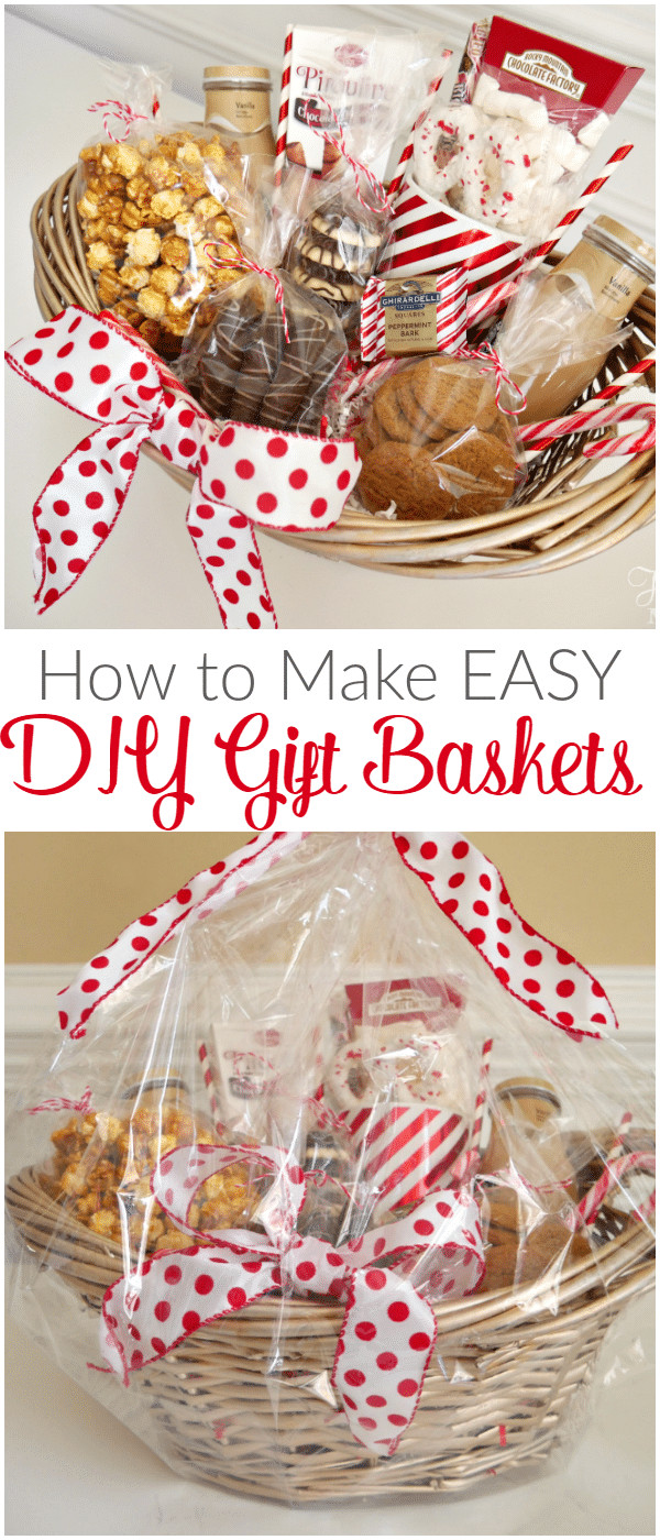 DIY Christmas Gift Basket
 How to Make Easy DIY Gift Baskets for the Holidays A