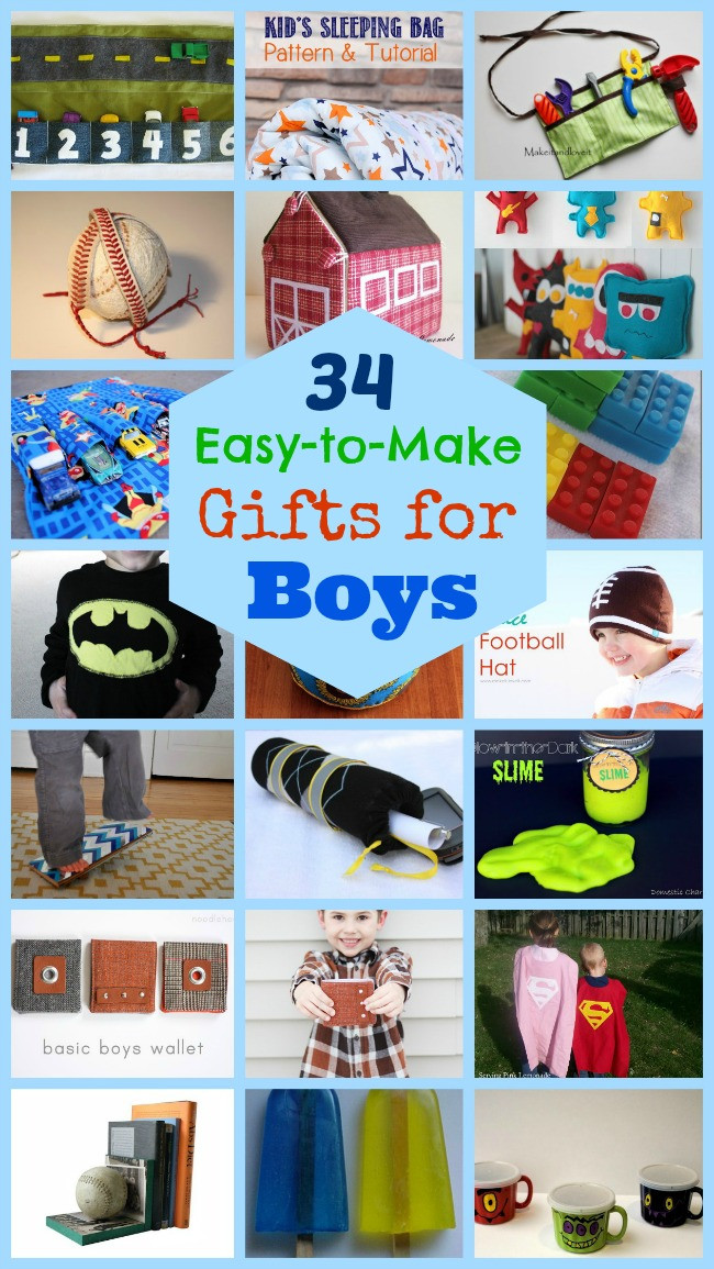 DIY Christmas Gifts For Boy
 34 Awesome Handmade Gifts for Boys Crafts a la mode