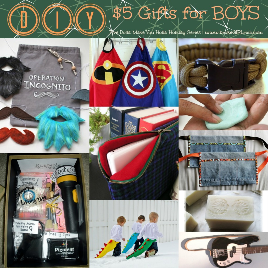 DIY Christmas Gifts For Boy
 Five Dolla Make You Holla Holiday Series Brothers