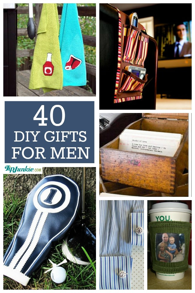 DIY Christmas Gifts For Men
 40 Homemade Christmas Gift Ideas for Men – Tip Junkie