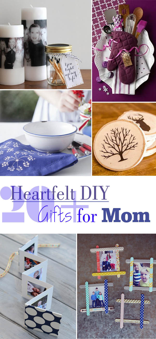 DIY Christmas Gifts For Mom
 20 Heartfelt DIY Gifts for Mom 2017