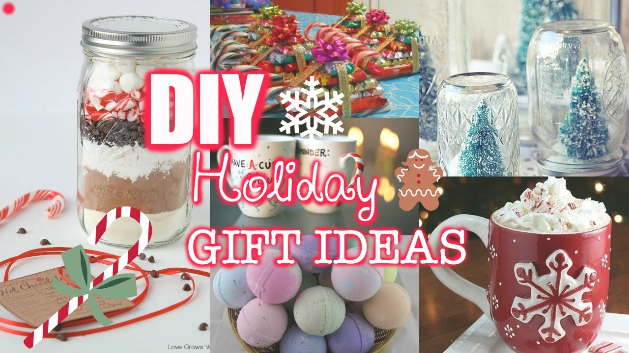 DIY Christmas Gifts Youtube
 Last Minute DIY Holiday Gift Ideas