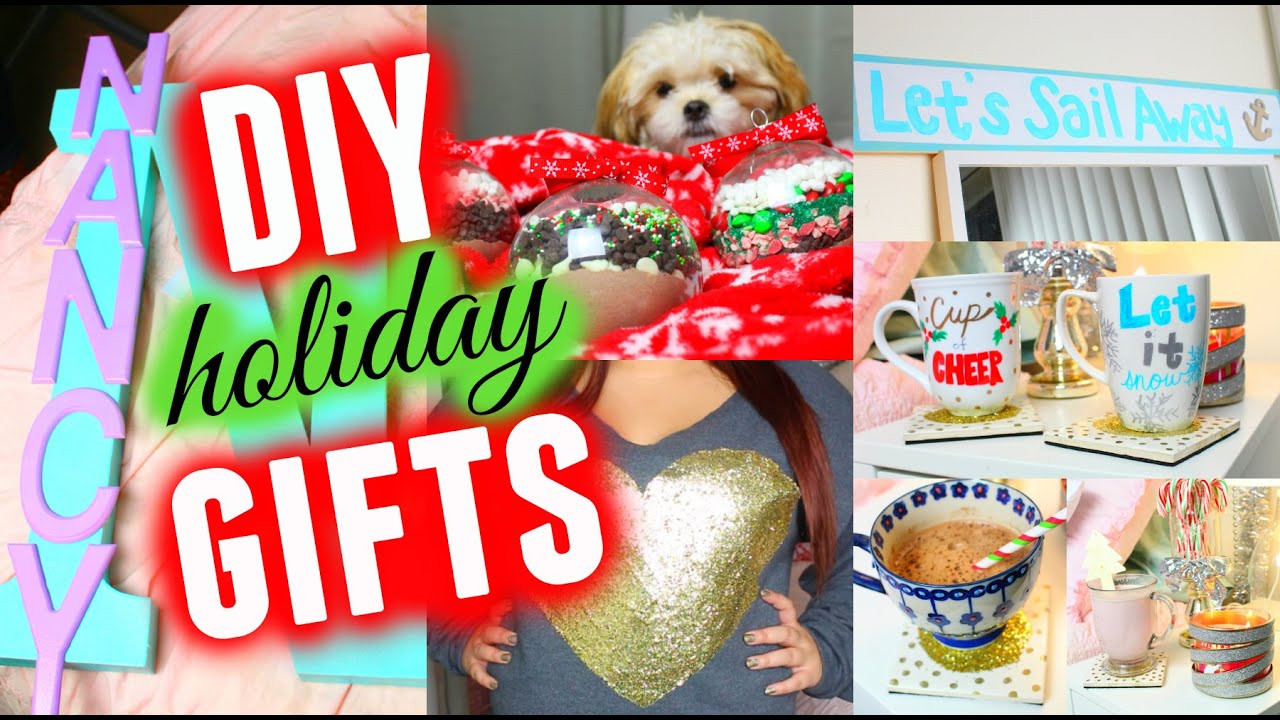 DIY Christmas Gifts Youtube
 DIY Holiday Gifts Cute Easy & Cheap