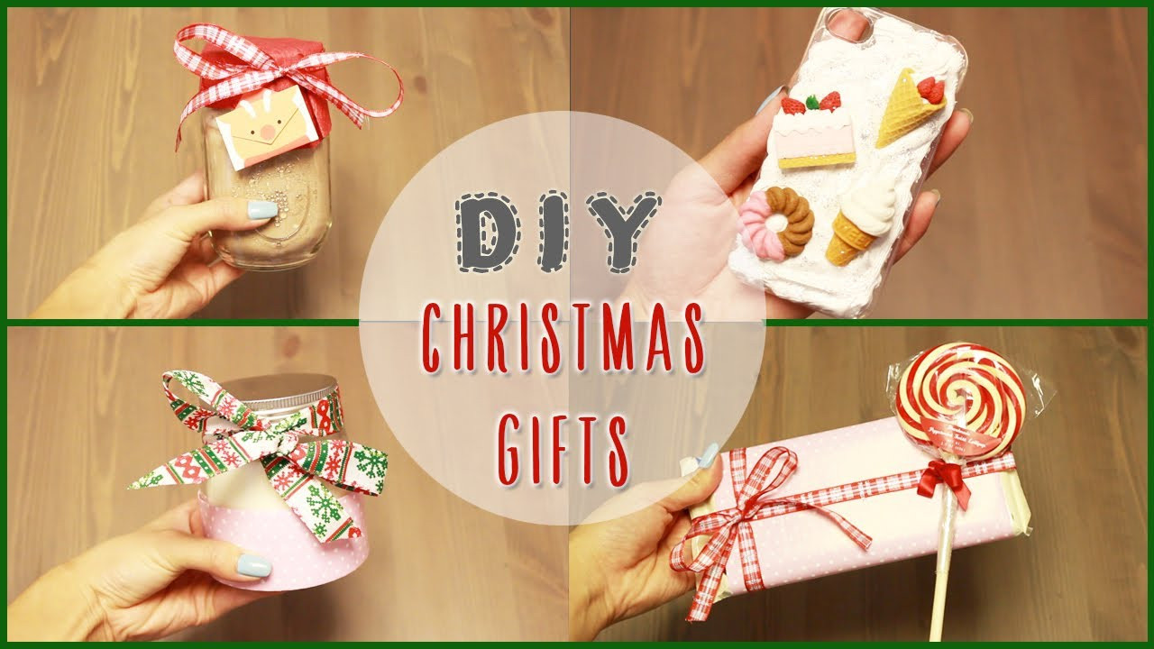DIY Christmas Gifts Youtube
 DIY 5 Easy DIY Christmas Gift Ideas