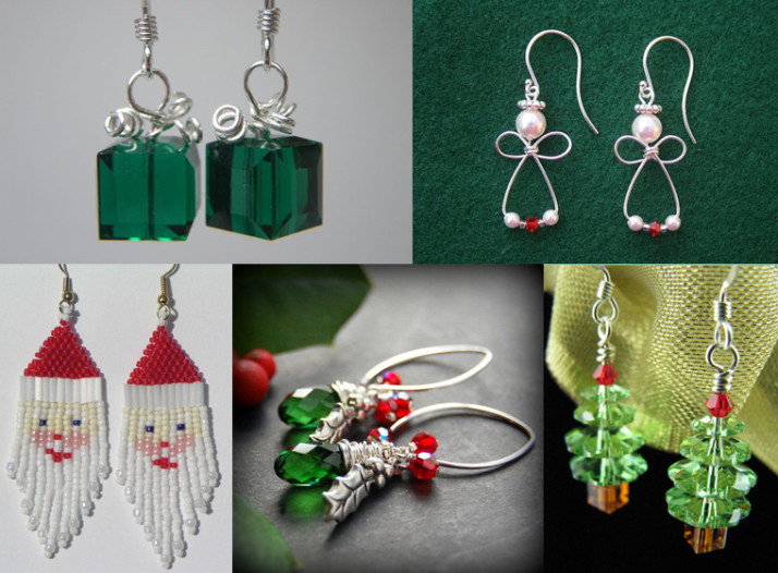 DIY Christmas Jewelry
 DIY Earrings for Christmas