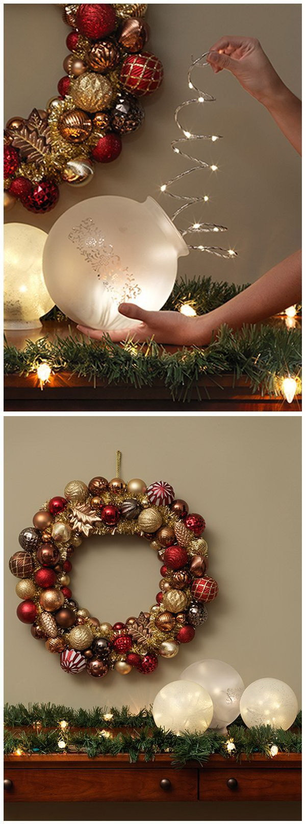 DIY Christmas Light Decorations
 25 Sparkling Christmas Lighting Decoration Ideas DIY