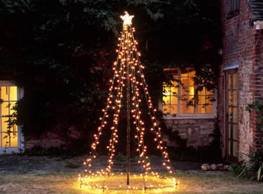 DIY Christmas Light Tree
 Saturday December 13 Tree Lighting and Carol Singing at
