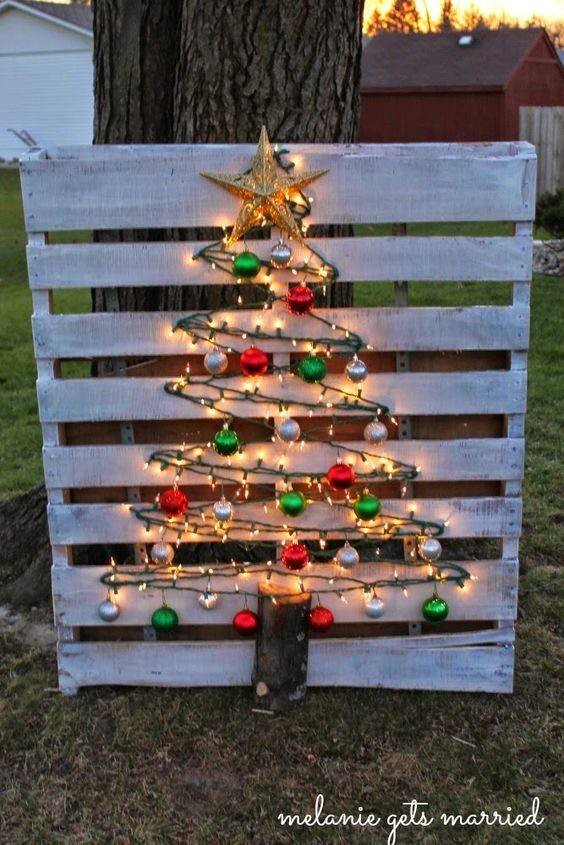 DIY Christmas Light Tree
 50 Handy Christmas Tree Lights Ideas To Brighten Your