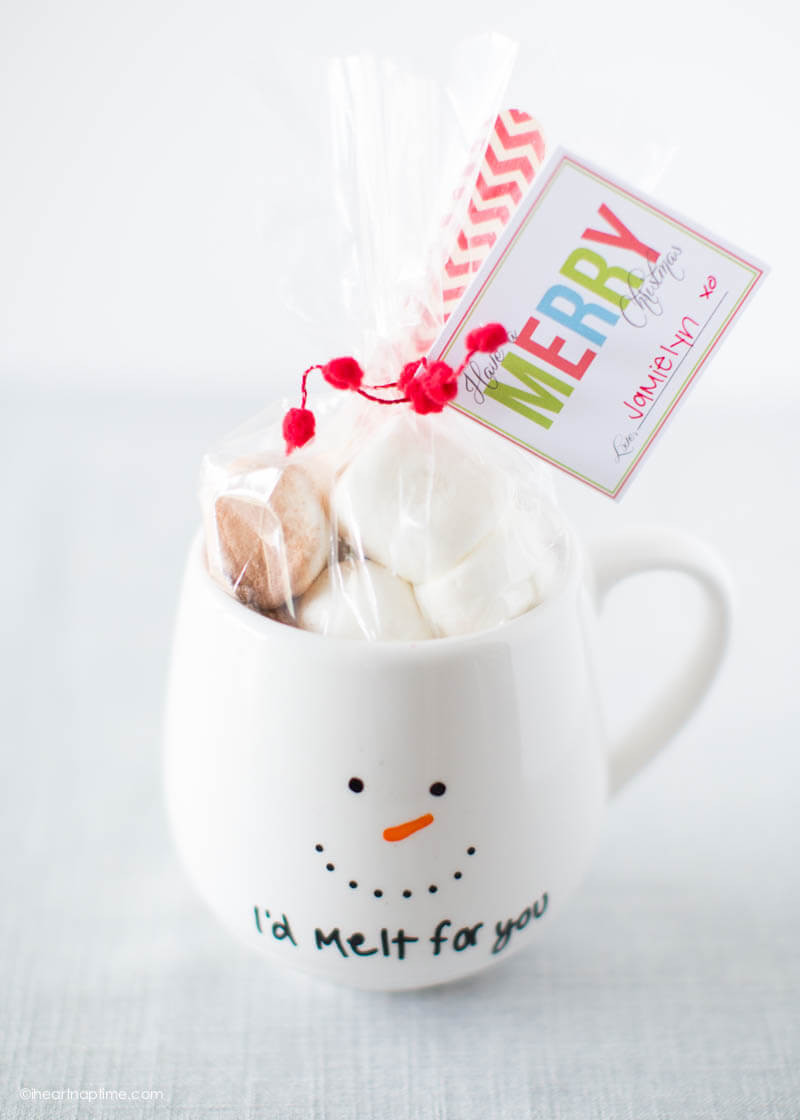 DIY Christmas Mug Gifts
 DIY Painted Mug Gift Idea I Heart Nap Time