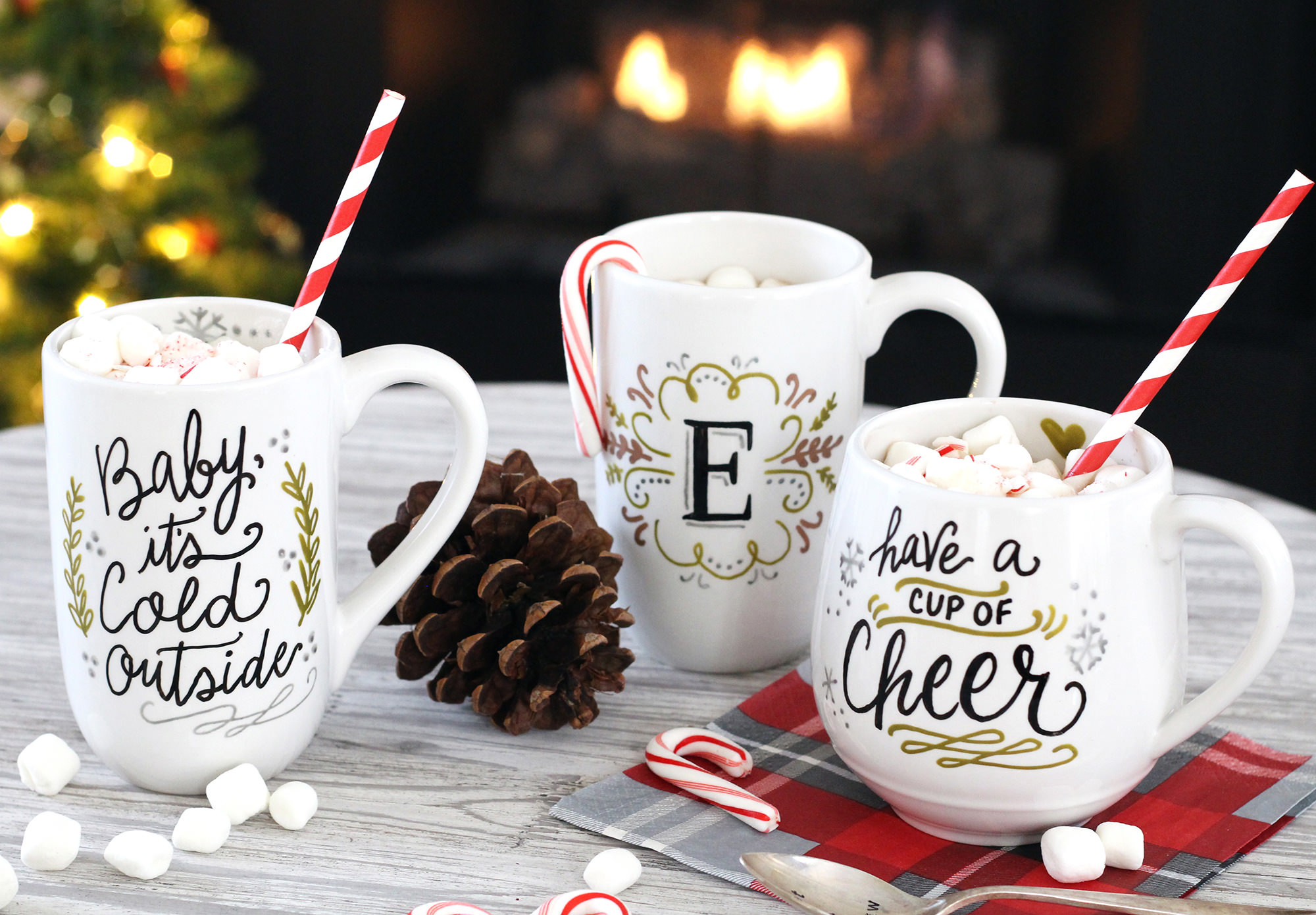 DIY Christmas Mug Gifts
 DIY Mug Gifts Using PaintedByMe Bake At Home Ceramics