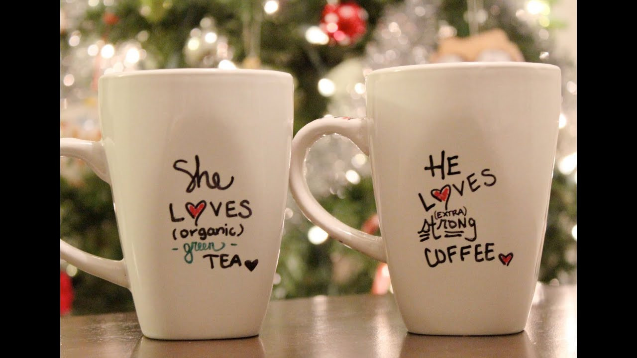 DIY Christmas Mug Gifts
 DIY Personalized mug Holiday Gift Idea C2C Day 6