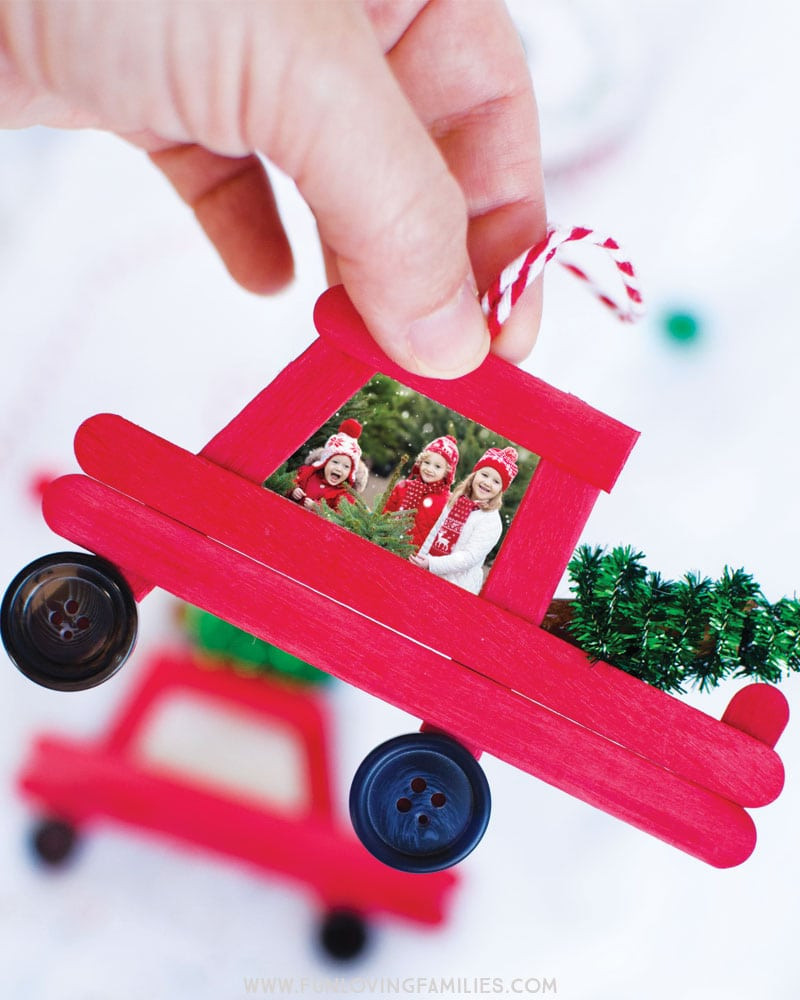 DIY Christmas Ornaments With Popsicle Sticks
 DIY Car and Truck Popsicle Stick Christmas Ornaments Fun