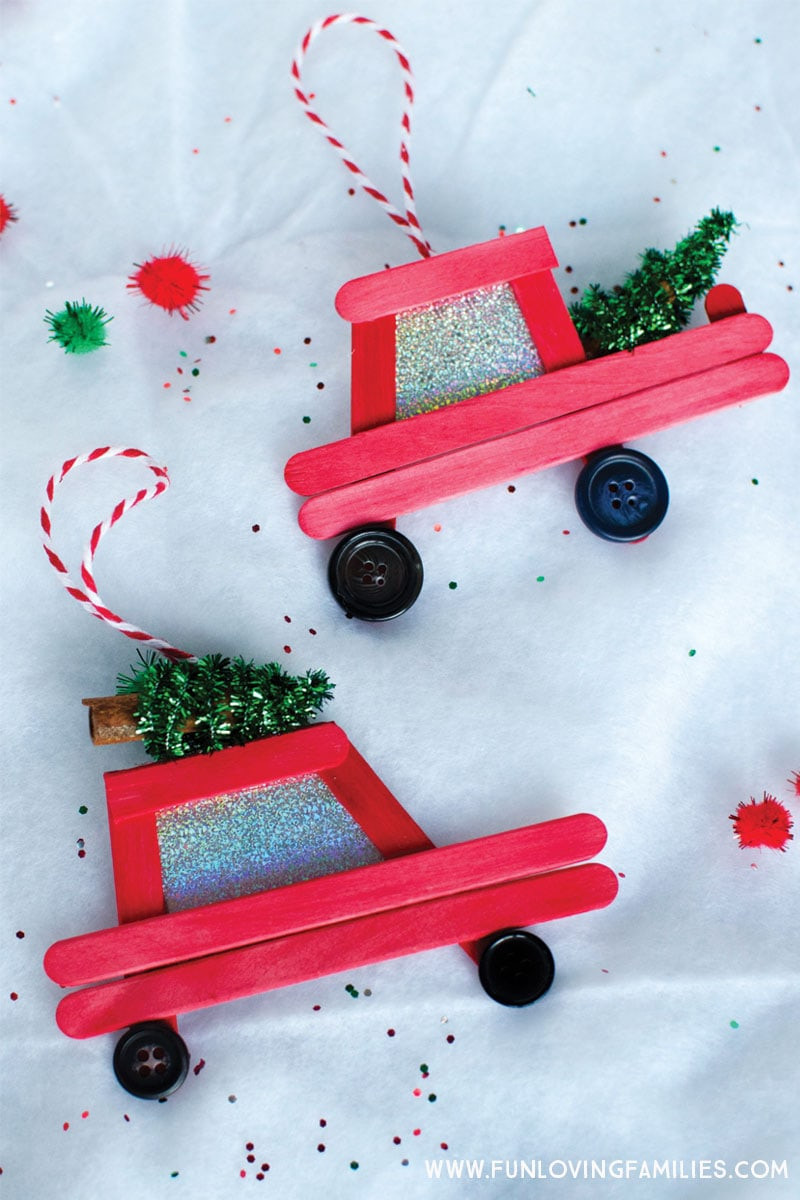DIY Christmas Ornaments With Popsicle Sticks
 DIY Car and Truck Popsicle Stick Christmas Ornaments Fun