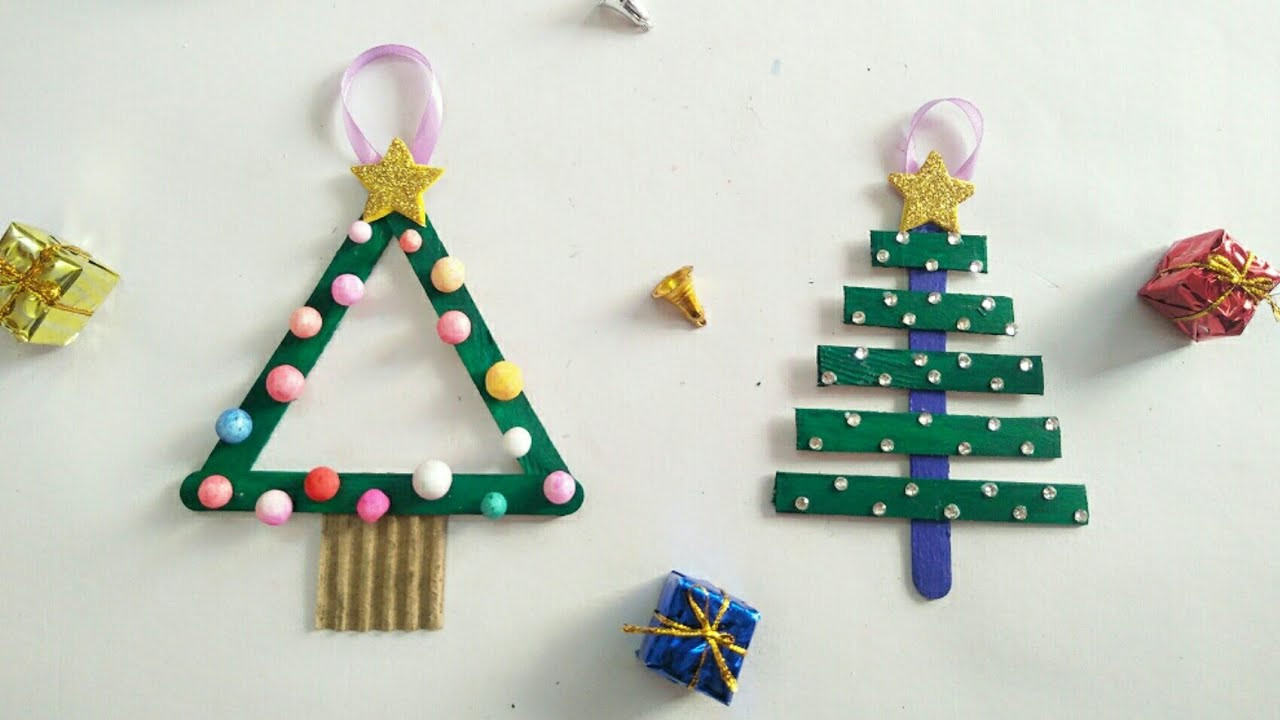 DIY Christmas Ornaments With Popsicle Sticks
 DIY Popsicle Stick Christmas Crafts for Kids Popsicle