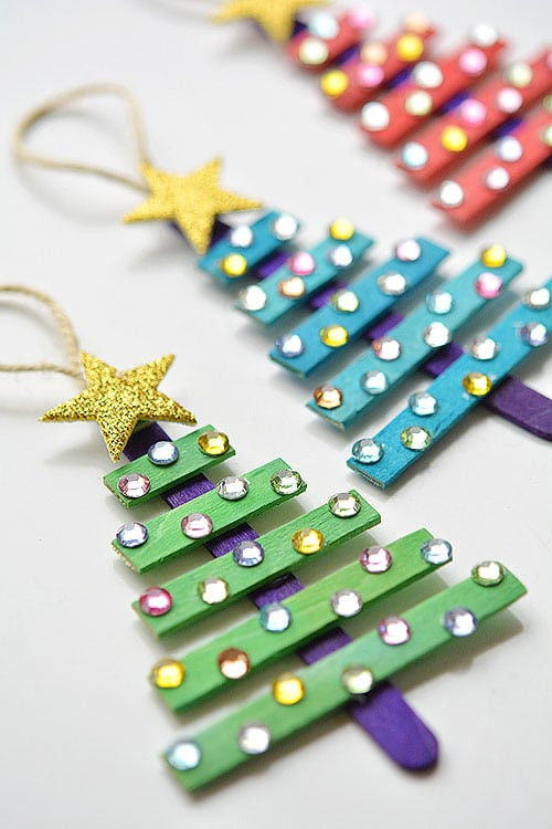 DIY Christmas Ornaments With Popsicle Sticks
 13 DIY Holiday Ornaments Kids Can Make Pretty My Party