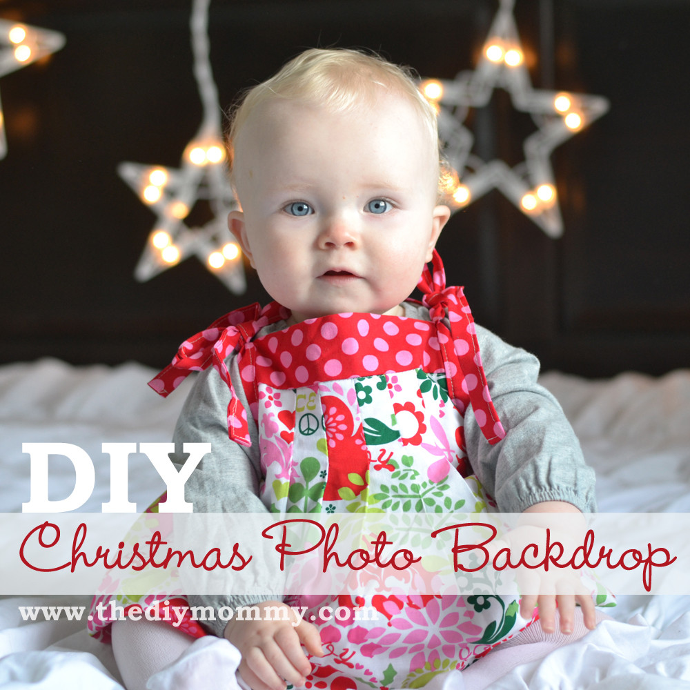 DIY Christmas Photo Backdrop
 Make DIY Christmas Backdrops with Twinkle Lights