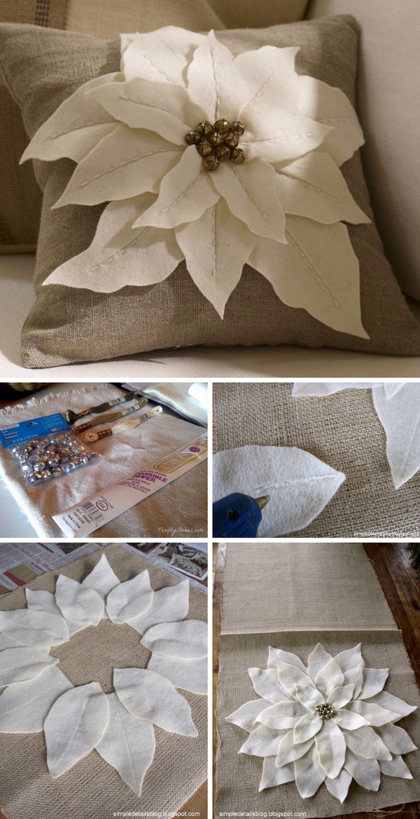 DIY Christmas Pillows
 30 Easy DIY Decorative Pillow Tutorials & Ideas Noted List