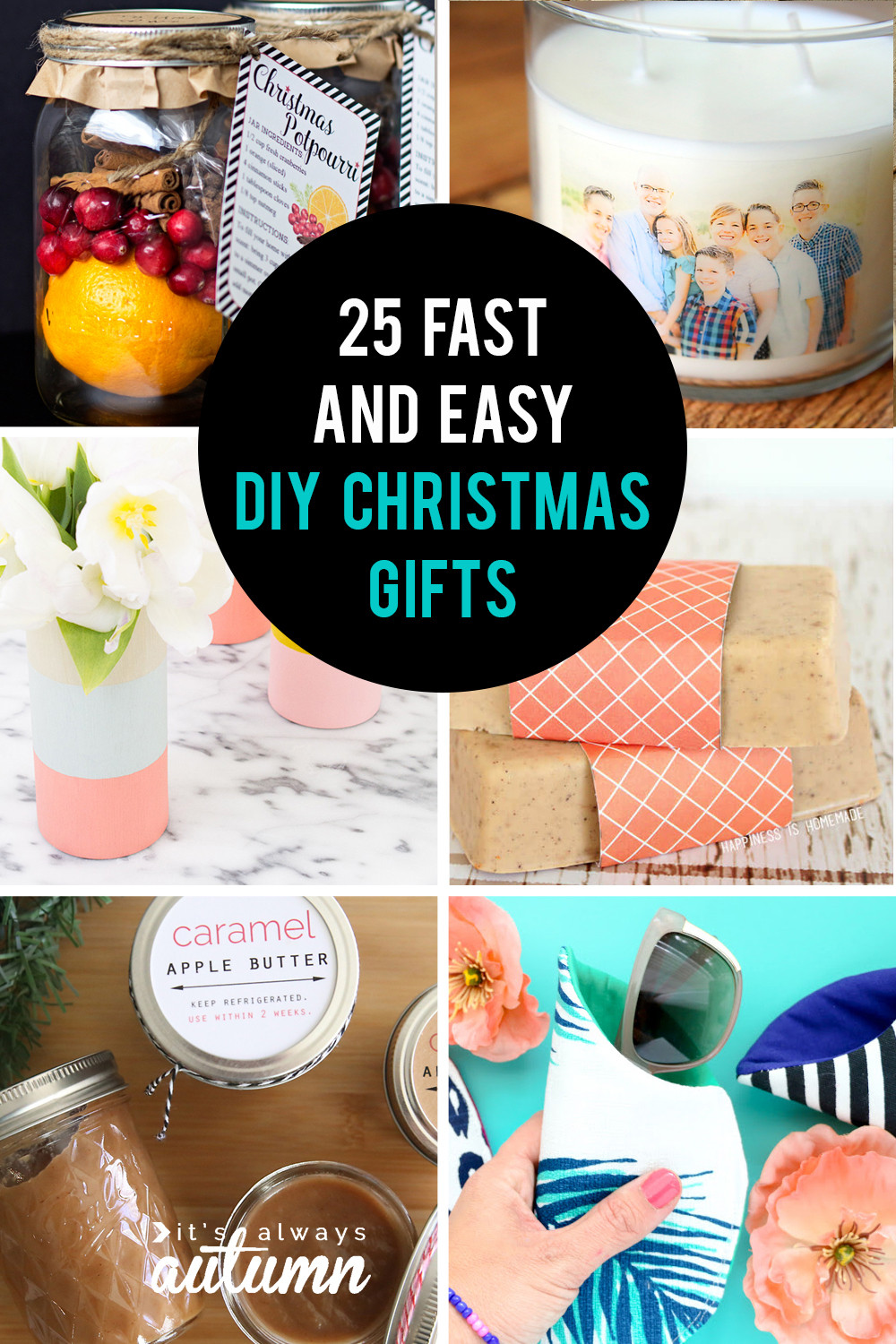 DIY Christmas Present Ideas
 25 easy homemade Christmas ts you can make in 15