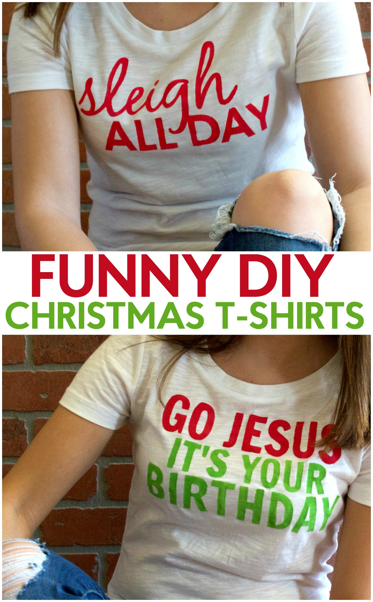 DIY Christmas Shirt
 Funny DIY Christmas T Shirts A Little Craft In Your DayA