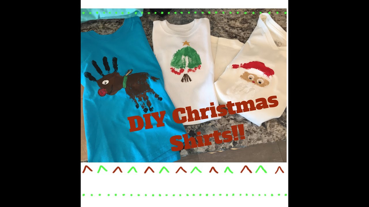 DIY Christmas Shirt
 3 DIY Christmas Shirts