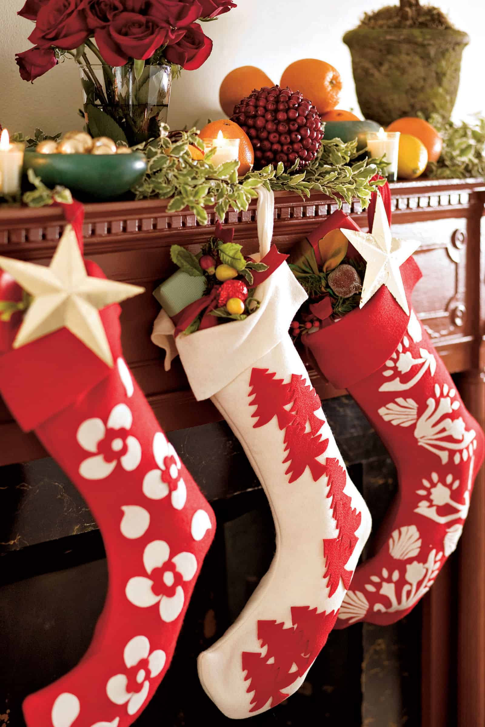 DIY Christmas Stocking
 15 DIY Christmas Stockings To Hang The Mantle This Year