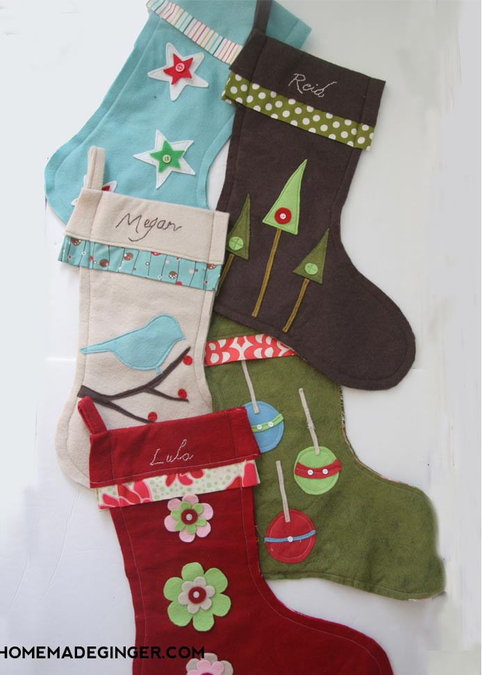DIY Christmas Stocking Pattern
 27 FREE DIY Homemade Christmas Stockings Patterns and