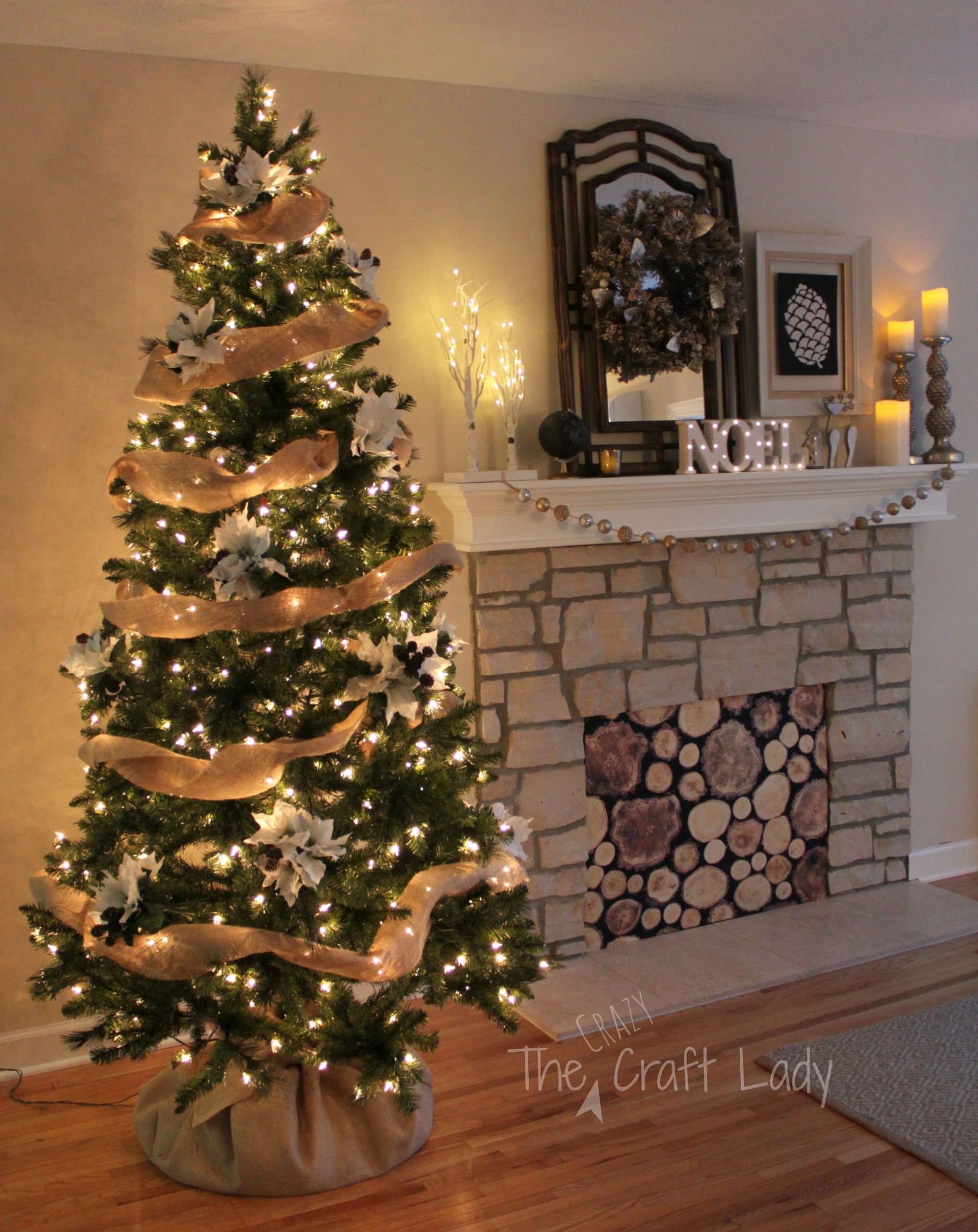 DIY Christmas Tree Decor
 Easy Peasy Christmas Tree Decorating The Crazy Craft Lady