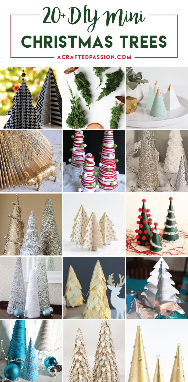 DIY Christmas Tree Decorations Ideas
 20 DIY Mini Christmas Trees