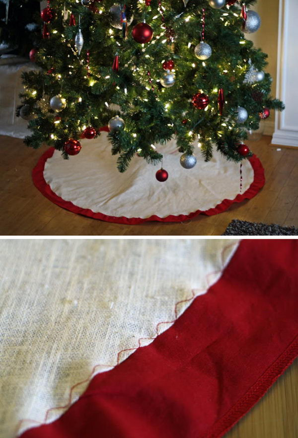 DIY Christmas Tree Skirts
 35 DIY Christmas Tree Skirt Ideas Hative