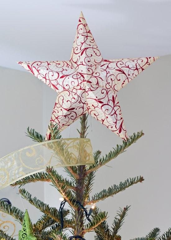 DIY Christmas Tree Star
 Star Tree Topper and Templates