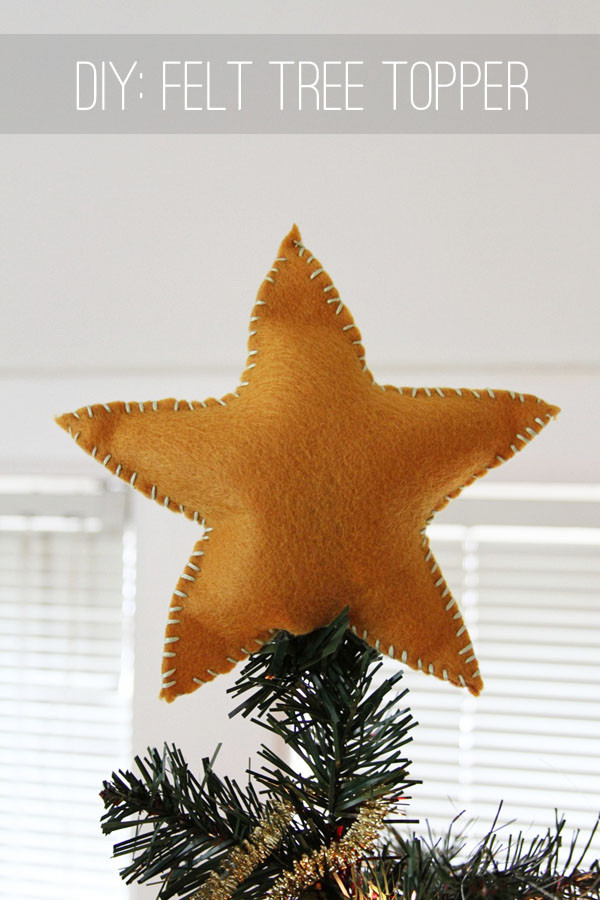 DIY Christmas Tree Star
 Crafty Christmas DIY Felt Star Tree Topper