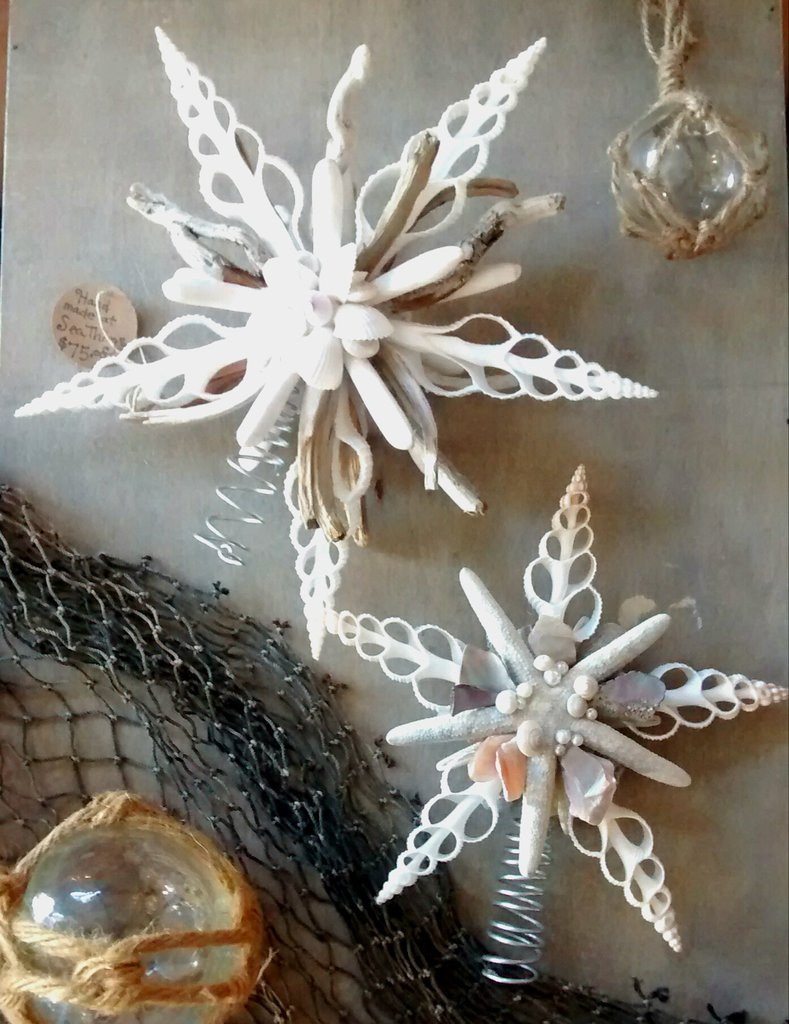DIY Christmas Tree Star
 Tree Topper Shell Star – Sea Things Ventura