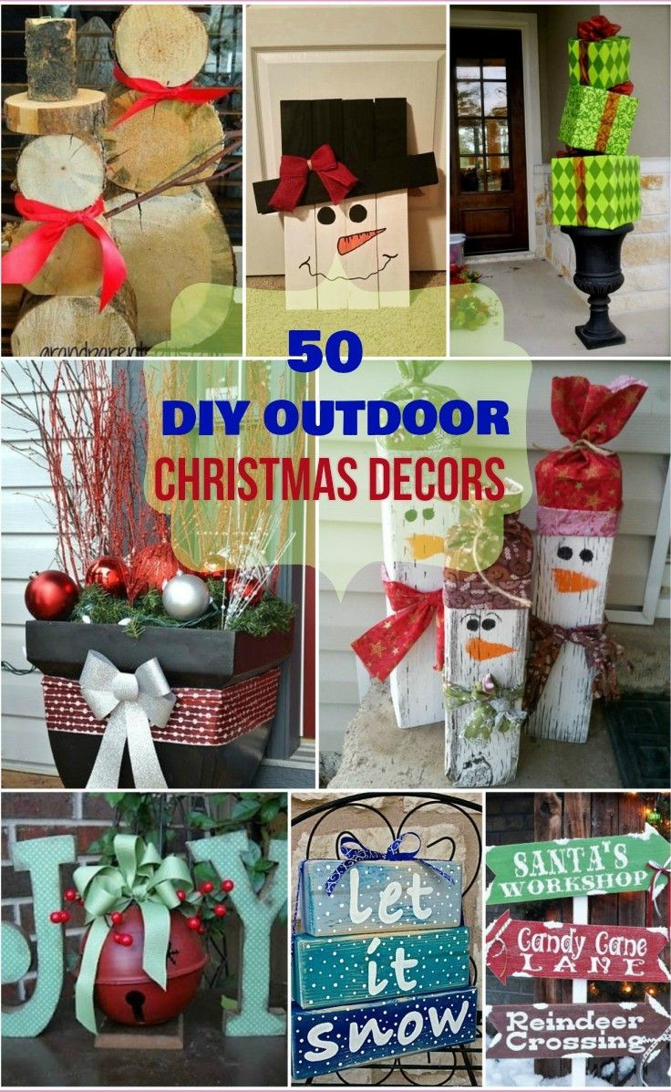 DIY Christmas Yard Decor
 50 DIY Outdoor Christmas decorations you would surely love