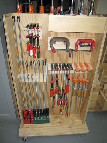 DIY Clamp Rack
 A simple way to store clamps by andrewr79 LumberJocks
