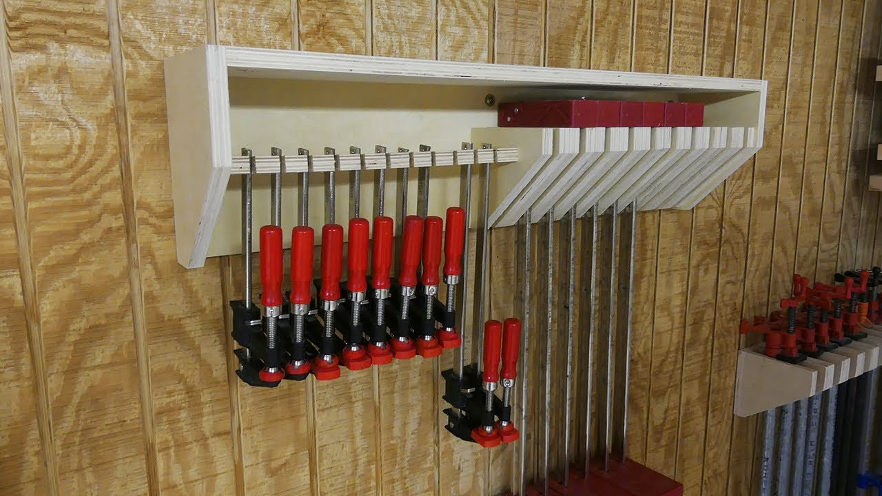 DIY Clamp Rack
 The Clamp Rack A Woodworkers Must Have