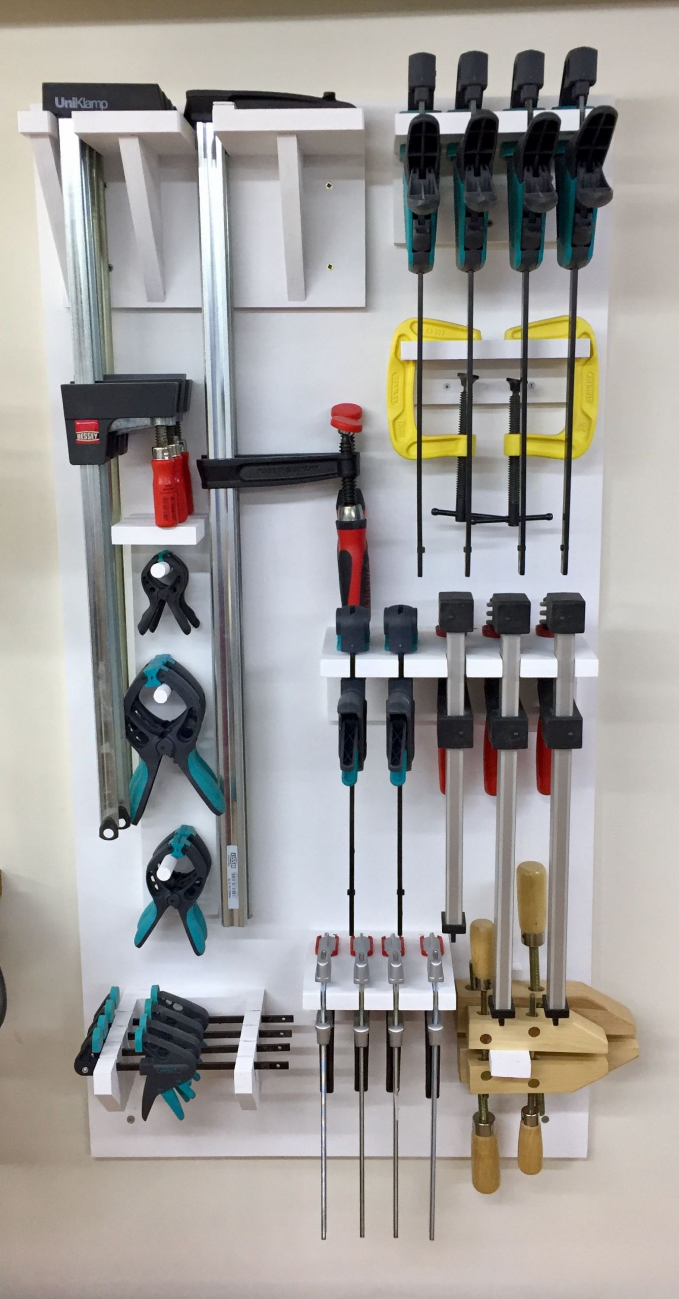 DIY Clamp Rack
 Clamp Rack neat idea for storing clamps Currently I don
