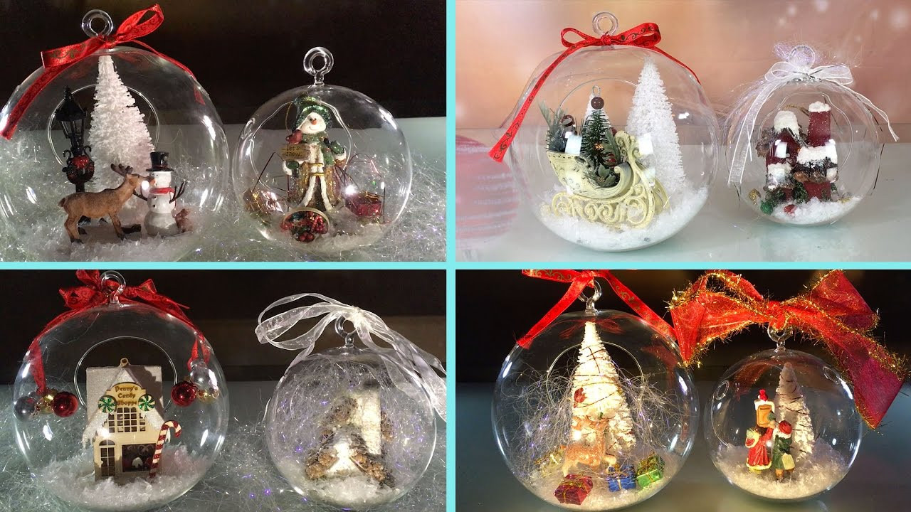 DIY Clear Christmas Ornaments
 DIY Clear Glass Ornaments for Christmas and New Year