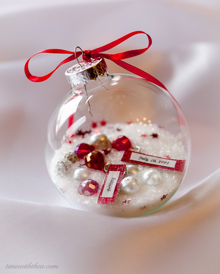 DIY Clear Christmas Ornaments
 Christmas Ornament DIY Gift That Is A Gorgeous