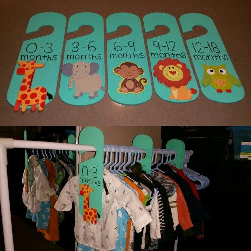 Diy Closet Dividers For Baby Clothes
 DIY baby clothes dividers Bought the clothes dividers