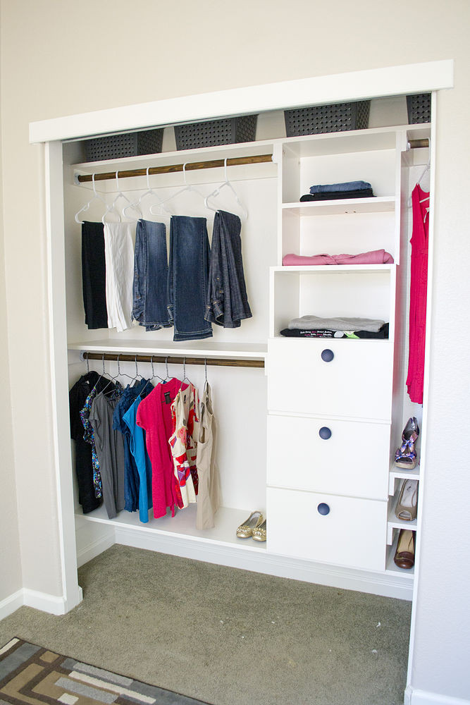 DIY Closet Organizer
 Hometalk