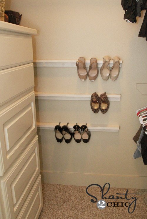 DIY Closet Shoe Organizer
 Closet Organization Shoe Organizers DIY Shanty 2 Chic