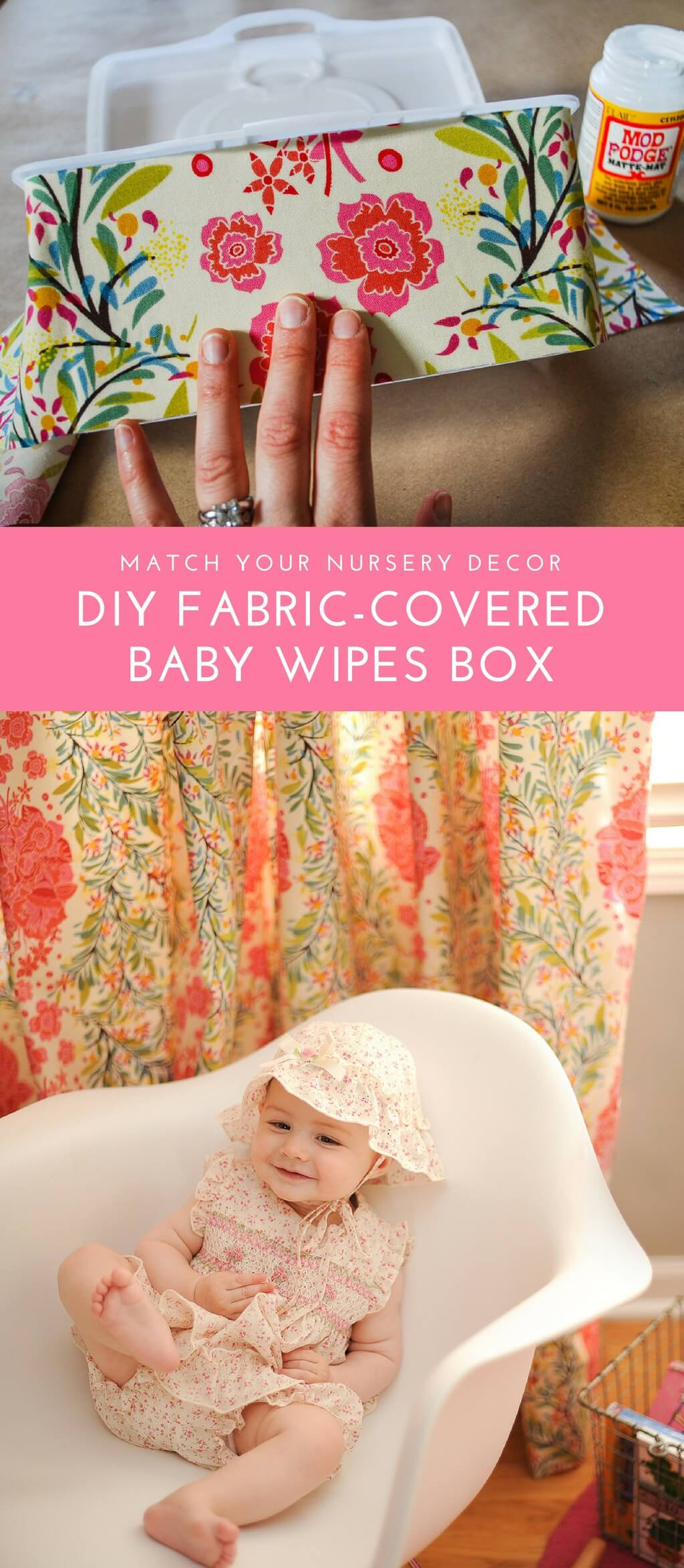 DIY Cloth Baby Wipes
 DIY Baby Wipes Container Craft to Match Nursery Decor