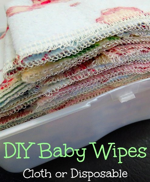 DIY Cloth Baby Wipes
 DIY Baby Wipes Cloth or Disposable Gentle Solution