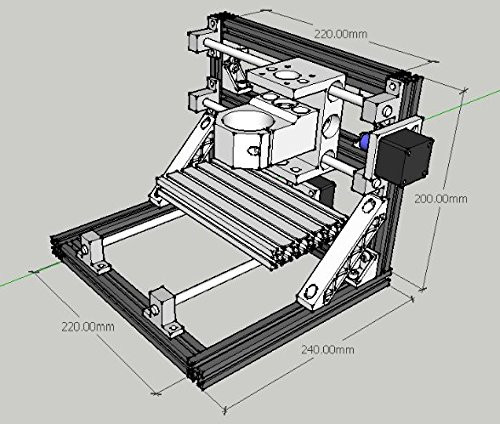 DIY Cnc 3 Axis Engraver Machine Pcb Milling Wood Carving Router Kit Arduino Grbl
 DIY CNC 3 Axis Engraver Machine PCB Milling Wood Carving