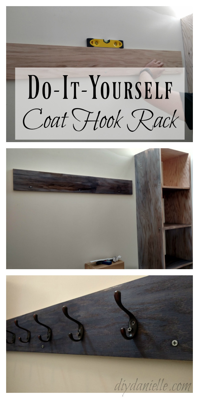 DIY Coat Rack Shelf
 DIY Wall Mounted Coat Racks