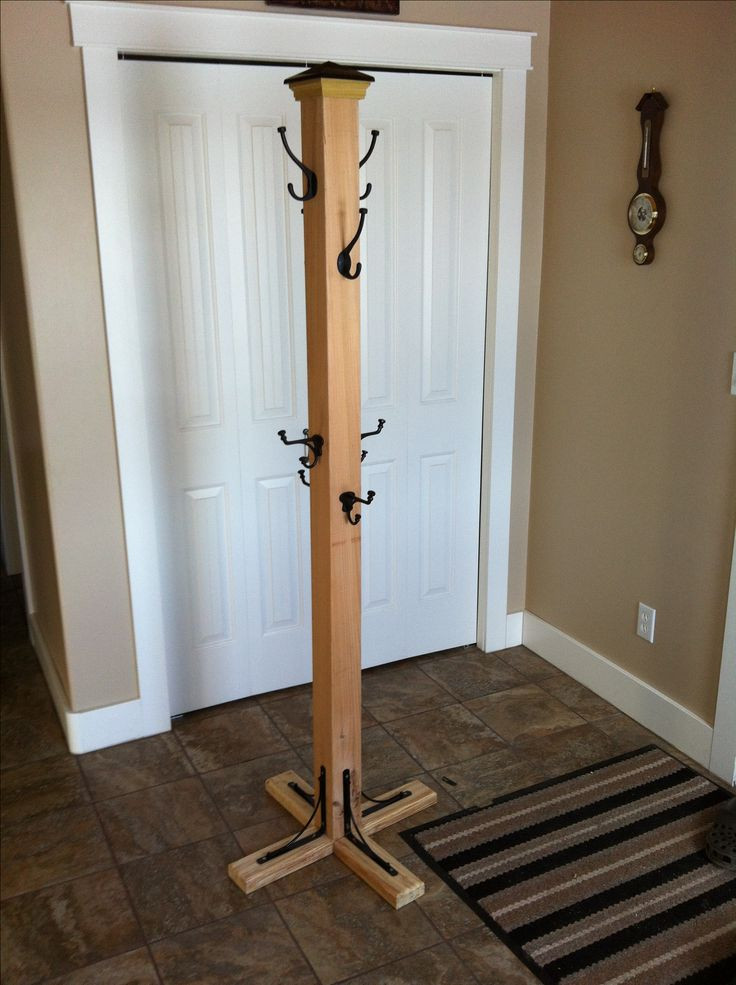 DIY Coat Rack Stand
 How To Build A Coat Tree Stand WoodWorking Projects & Plans