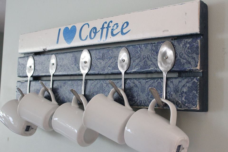 DIY Coffee Mug Rack
 21 DIY Coffee Racks To Organize Your Morning Cup of Joe