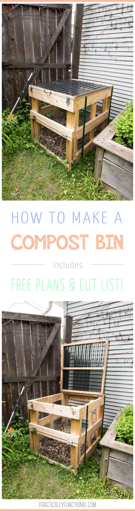 DIY Compost Bins Plans
 How To Build A DIY post Bin Free Plans & Cut List