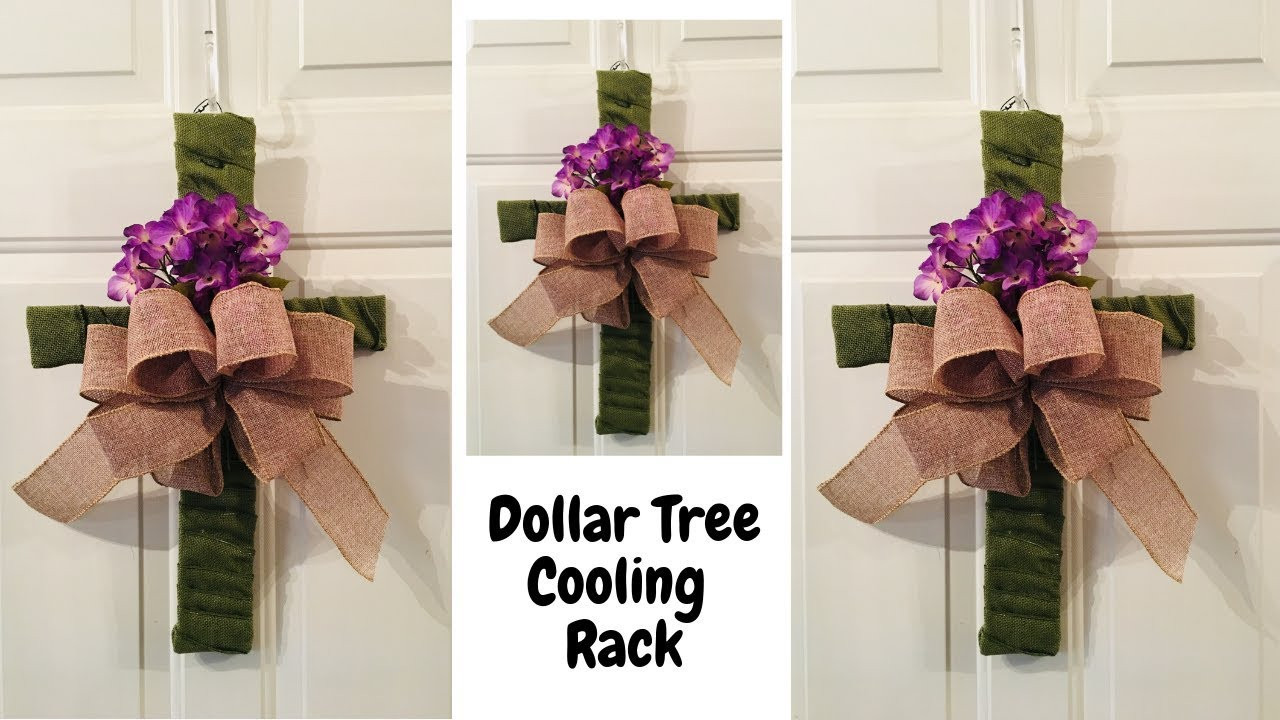 DIY Cooling Rack
 Dollar Tree Cooling Rack Cross Easter DIY